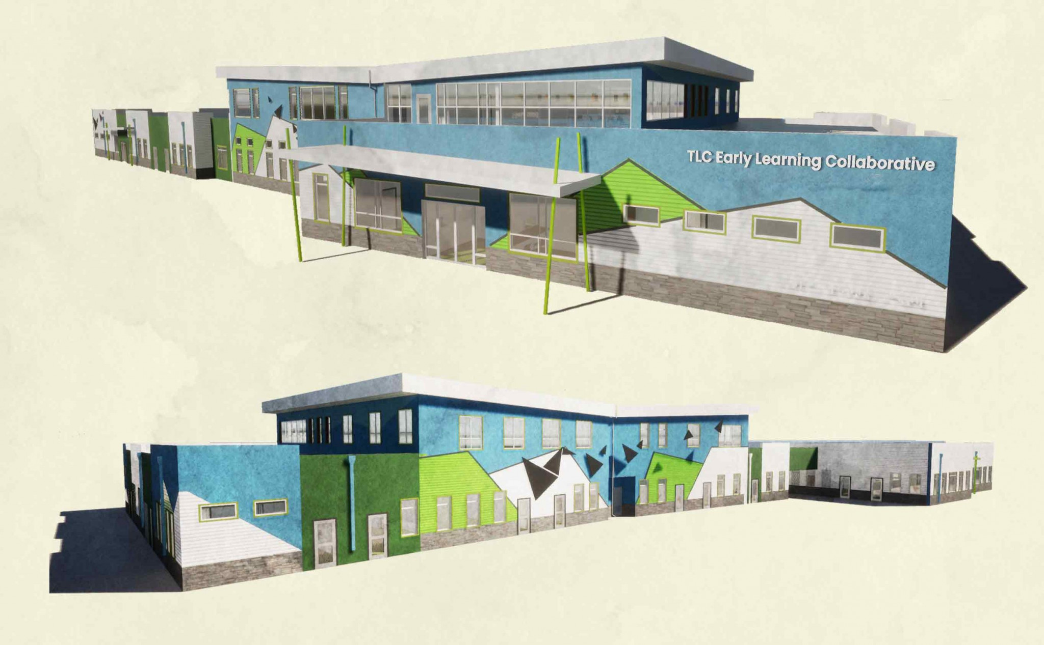 front+elvationGRAPHICS TLC Learning Center